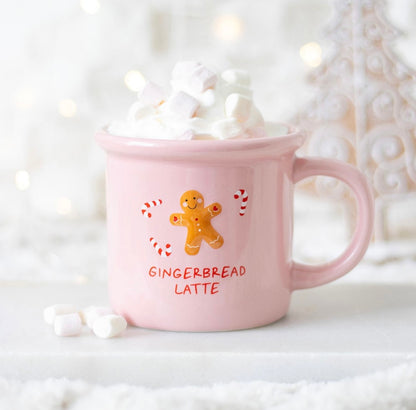 Pink Gingerbread Latte Mug