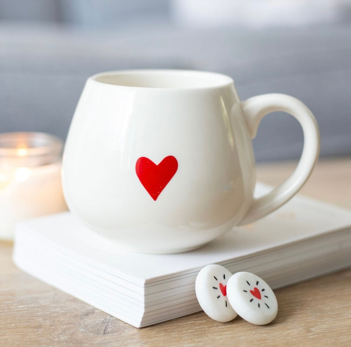 Love Heart Hidden Message Mug